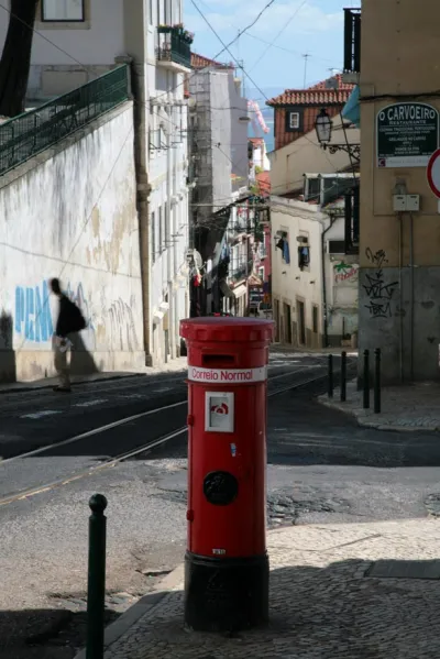 Postbox on Alfama Street