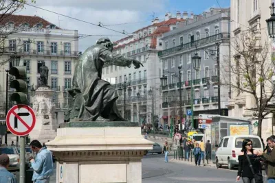 Chiado - Looking towards Praca dos Camões - Lisbon