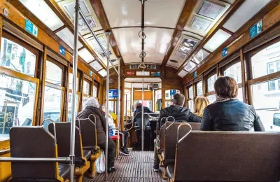 Onboard the Number 28 Tram