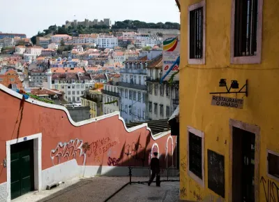 Lisbon view from Bairro Alto