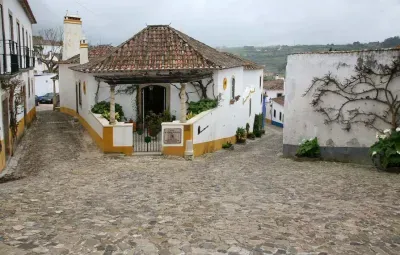 House on Corner - Obidos