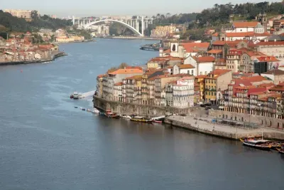 River Douro View from Ribeira to Arrabida - Porto