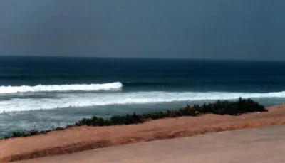 Surf at Santa Cruz beach