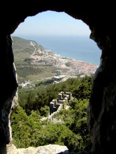 View over Sesimbra from the Castle