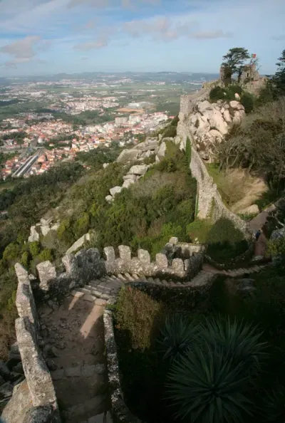 Sintra from the Castle