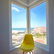 Sea Beach and Horizon Views