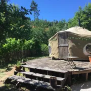 Star Gazing Luxury Yurt with RIVER VIEWS