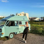 Rent a BlueClassics 's campervan vw T3 in Algarve au Portuga