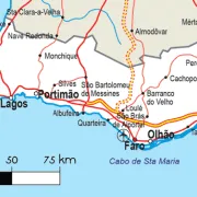 Algarve map