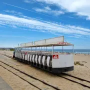 Costa da Caparica beach railway