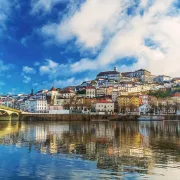 Coimbra from across the river Mondego