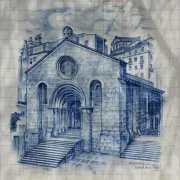 Igreja de Sao Tiago Azulejo - Coimbra