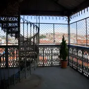 Inside the Elevador de Santa Justa