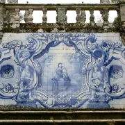 Azulejos on Steps to Santuário Nossa Senhora dos Remédios - Lamego