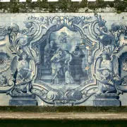 Azulejos on Steps to Santuário Nossa Senhora dos Remédios - Lamego