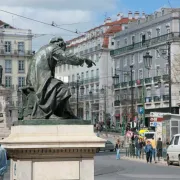 Chiado - Looking towards Praca dos Camões - Lisbon