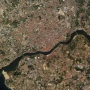 Porto and Gaia - Satellite Photo