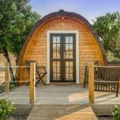 The Gold Pod, relax and enjoy on a Glamping house