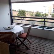 Apartment with one bedroom in Lagos with wonderful sea view shared pool and furnished balcony 1 km from the beach