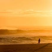 Praia da Tocha sunset surf