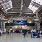 Departures terminal of Lisbon Airport