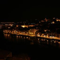 River Douro in Porto at Night