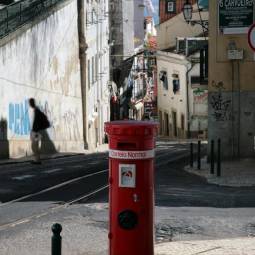 Postbox on Alfama Street