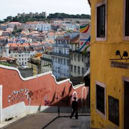 Lisbon view from Bairro Alto