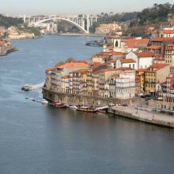 River Douro View from Ribeira to Arrabida - Porto