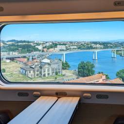 Porto High Speed Train view