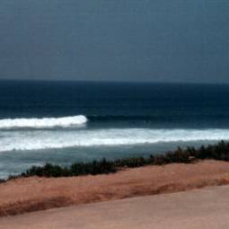 Surf at Santa Cruz beach