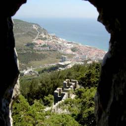 View over Sesimbra from the Castle