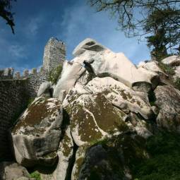 Rocks inside Moors Castle Walls - Sintra