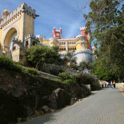 Approach to the Pena Palace - Sintra