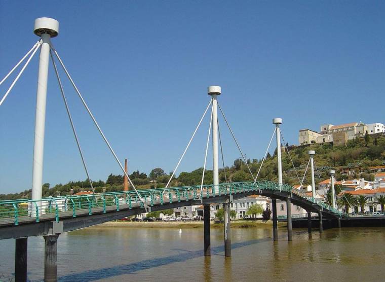 Footbridge over the Sado - Alcacer do Sal