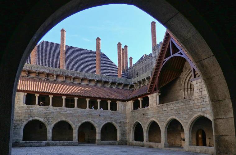Courtyard at the Palace of the Dukes of Braganza