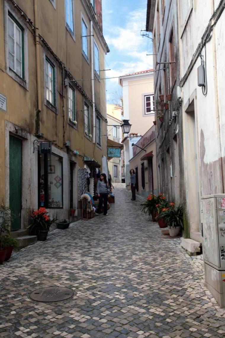 Street in Sintra&#039;s Old Town