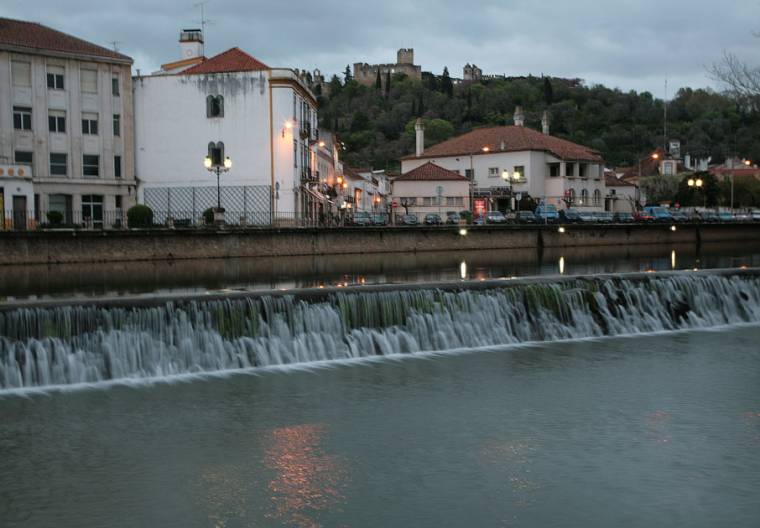 Weir on the River Nabao - Tomar