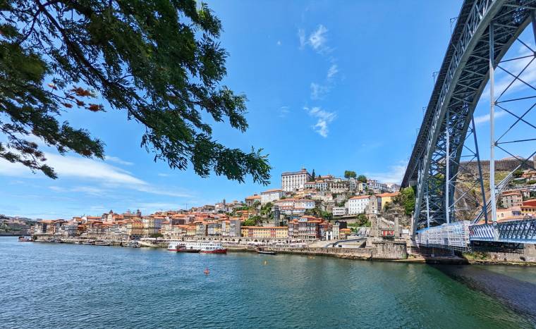 View across the Douro to Porto