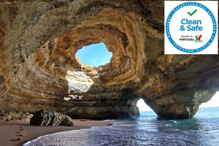 Kayaking in Secret Algarve Benagil Caves