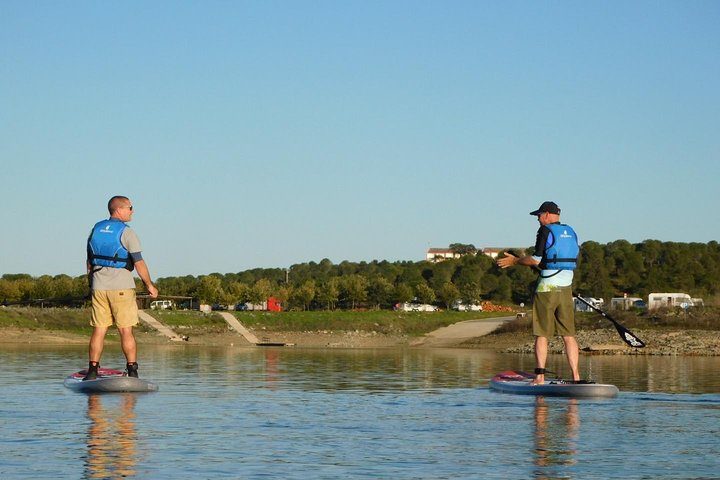 Standuppaddle class of 1 h at Alqueva lake