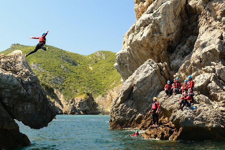 Coasteering in the Arrabida Natural Park (Lisbon region)