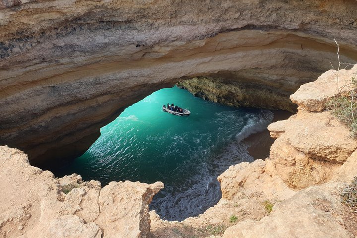 Boat Tour to Benagil Caves from Armacao de Pera with Small-Group