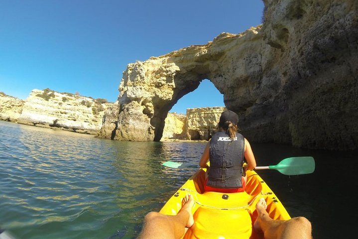 Explore Algarve Caves & Wild Beaches Kayak Tour with small-group