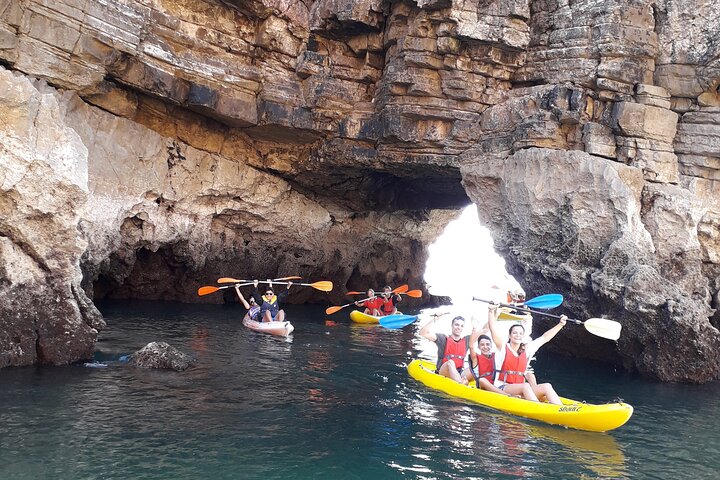 Kayaking along the Algarve Coast